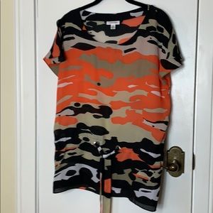 Calvin Klein size S/P colorful blouse